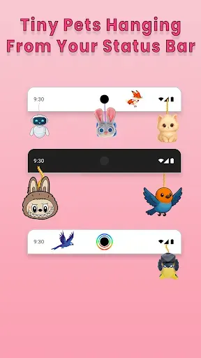Скриншот 2 — Yumo: Status Bar & Notch Pets