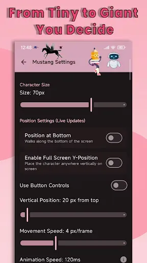 Скриншот 5 — Yumo: Status Bar & Notch Pets
