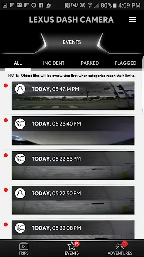 Скриншот 2 — Lexus Dashcam Viewer