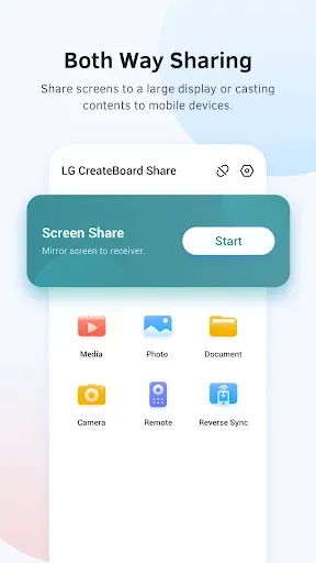 Скриншот 1 — LG CreateBoard Share