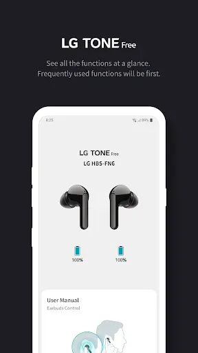 Скриншот 1 — LG TONE Free