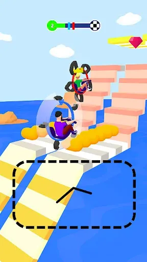 Скриншот 2 — Draw Monowheel 3D