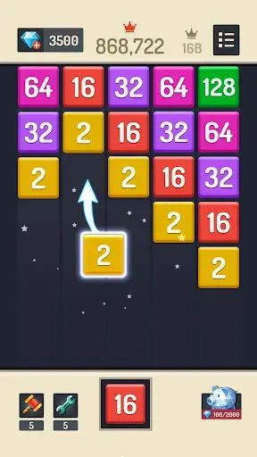 Скриншот 1 — Merge Block - 2048 головоломок