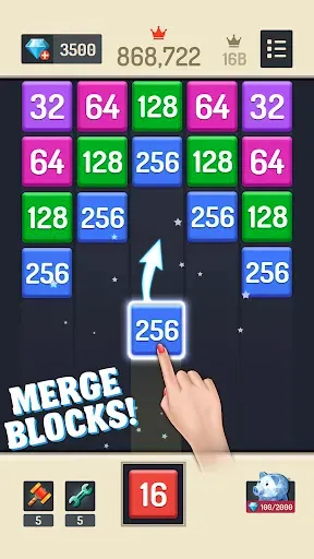 Скриншот 2 — Merge Block - 2048 головоломок