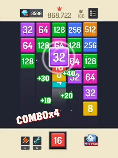 Скриншот 8 — Merge Block - 2048 головоломок
