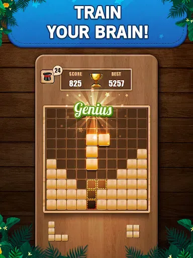Скриншот 8 — Wooden 100 Block Puzzle Game