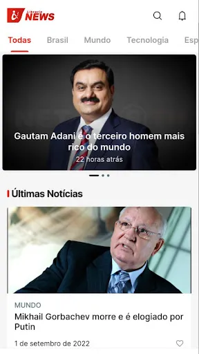 Скриншот 1 — Libraria News |Notícias Libras