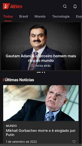 Скриншот 3 — Libraria News |Notícias Libras