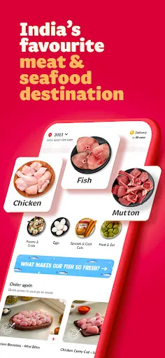 Скриншот 1 — Licious: Chicken, Meat & More