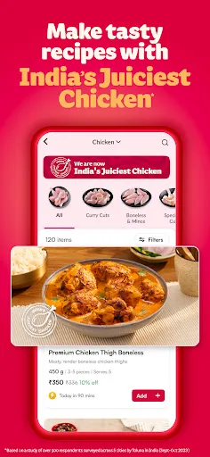 Скриншот 4 — Licious: Chicken, Meat & More