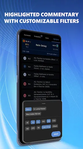 Скриншот 6 — CricRadio - Live Cricket Score