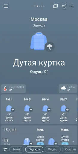 Скриншот 3 — Погода и Прогноз - Weather Sky