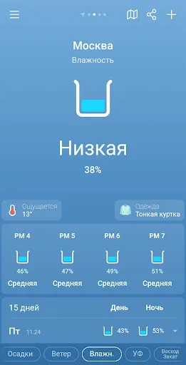 Скриншот 6 — Погода и Прогноз - Weather Sky