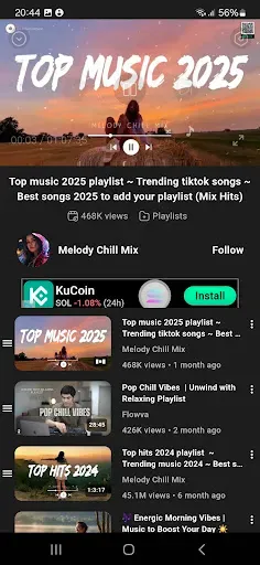 Скриншот 2 — Play Tube & Music Tube