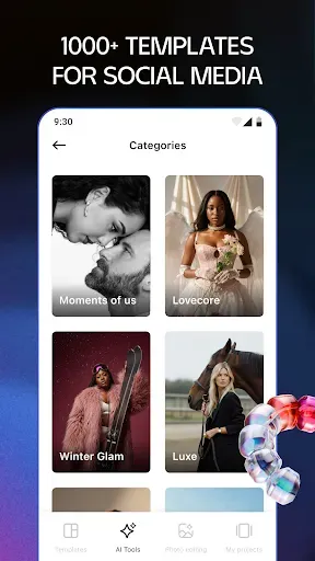 Скриншот 8 — Lift: AI Photo Editor