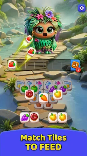 Скриншот 1 — Tile Foodies: Match & Collect