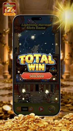 Скриншот 1 — Lightning Hammer ：Slots Game