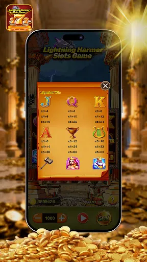 Скриншот 2 — Lightning Hammer ：Slots Game
