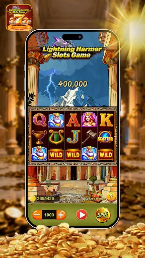 Скриншот 3 — Lightning Hammer ：Slots Game