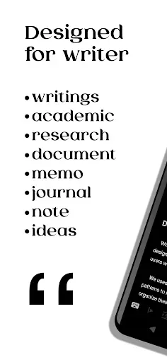 Скриншот 1 — Writer Journal - Text,Note