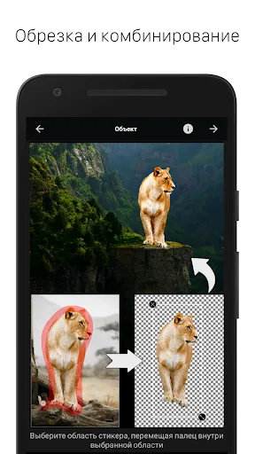 Скриншот 2 — LightX фоторедактор & Ретушь