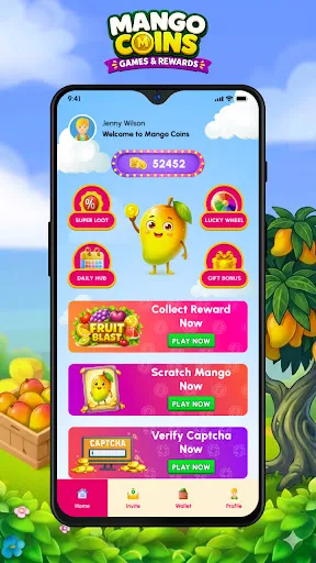 Скриншот 1 — Mango Coins – Games & Rewards