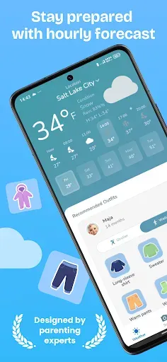 Скриншот 3 — Tiny Weather: Baby Outfit