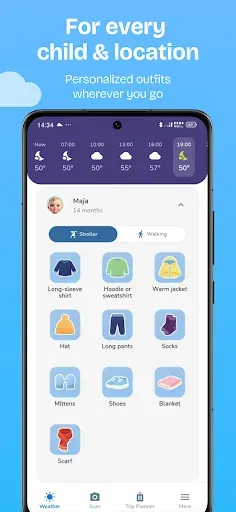 Скриншот 6 — Tiny Weather: Baby Outfit