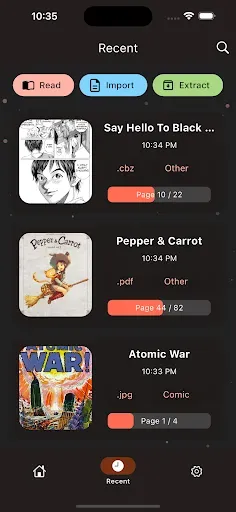 Скриншот 3 — bloopworm - comic book reader