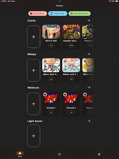 Скриншот 5 — bloopworm - comic book reader
