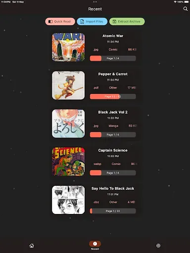 Скриншот 7 — bloopworm - comic book reader