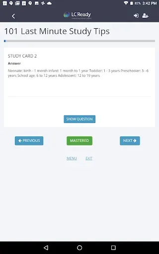 Скриншот 5 — 101 Last Min Study Tips (EMT)