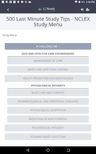 Скриншот 8 — Last Minute Study Tips - NCLEX