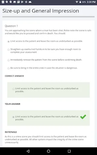 Скриншот 5 — Paramedic Assessment Review