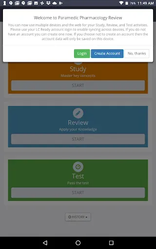Скриншот 1 — Paramedic Pharmacology Review