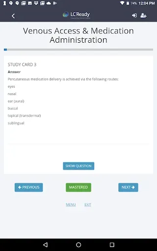 Скриншот 7 — Paramedic Pharmacology Review