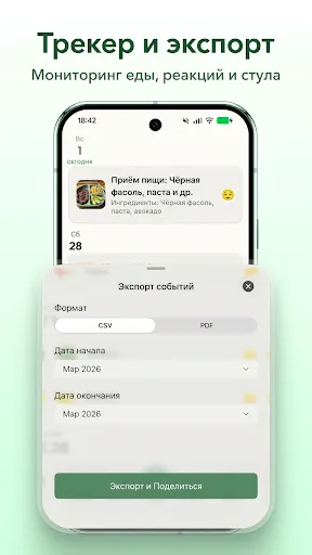 Скриншот 8 — Прикорм и трекер питания: Avo
