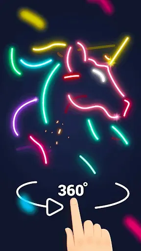 Скриншот 2 — Brain it: 3D Picture by Line