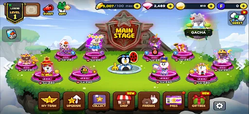 Скриншот 2 — LINE Rangers: Brown-Cony Wars!