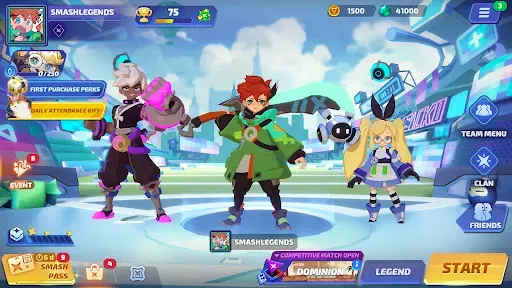 Скриншот 7 — SMASH LEGENDS : Action Fight