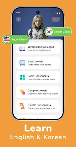 Скриншот 2 — Fluzy: Learn Language with AI