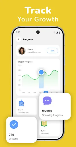 Скриншот 5 — Fluzy: Learn Language with AI