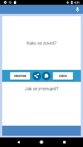 Скриншот 1 — Chorvatsko-český Překladatel