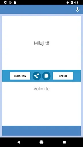 Скриншот 2 — Chorvatsko-český Překladatel