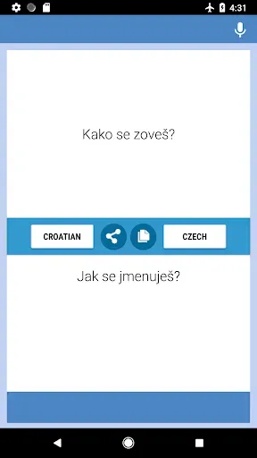 Скриншот 4 — Chorvatsko-český Překladatel