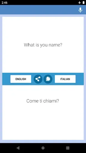 Скриншот 1 — Traduttore Inglese Italiano