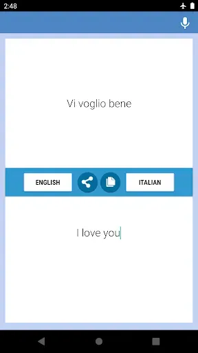 Скриншот 2 — Traduttore Inglese Italiano