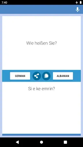 Скриншот 1 — German-Albanian Translator