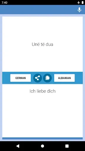 Скриншот 2 — German-Albanian Translator
