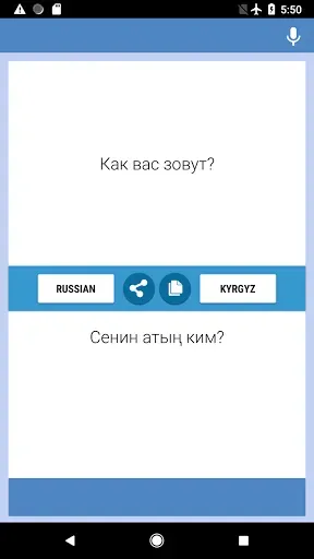 Скриншот 1 — Русско-Кыргызский Переводчик